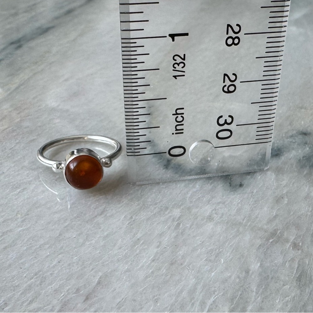 NWOT Sundance Amber Winds Ring, Amber, Sterling Silver - Picture 4 of 5